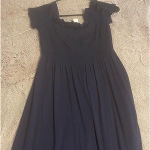 Off the shoulder blue dress (long)
